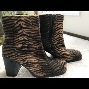 Unlisted.com booties with block heels